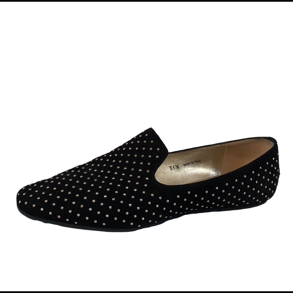 Jimmy Choo Suede Studded Accent Flats